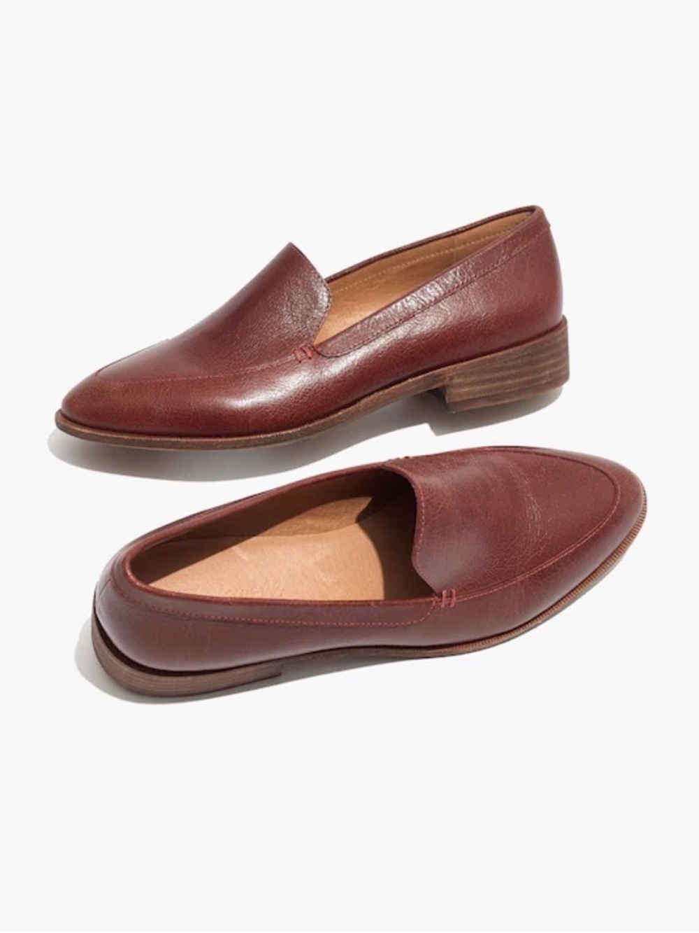 Madewell Frances Brown Leather Loafers